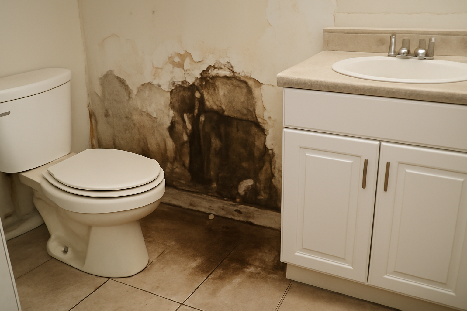 Bathroom Water Damage Restoration in Annandale, VA