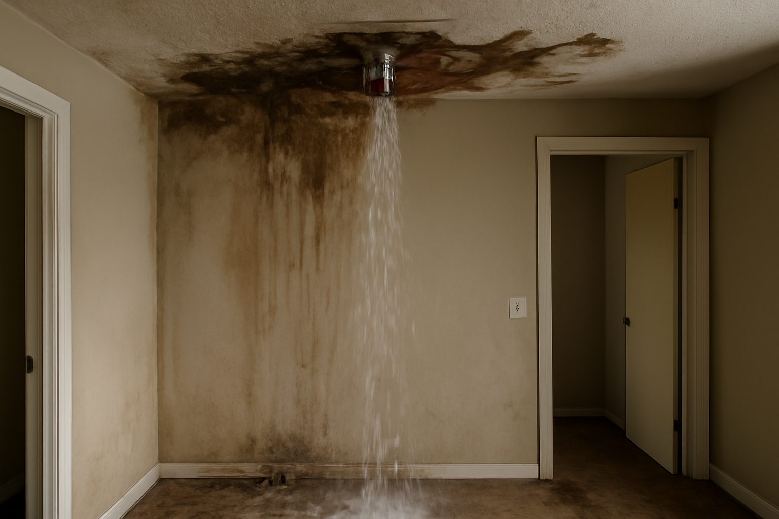 Fire Sprinkler Discharge Water Removal in Falls Church, VA