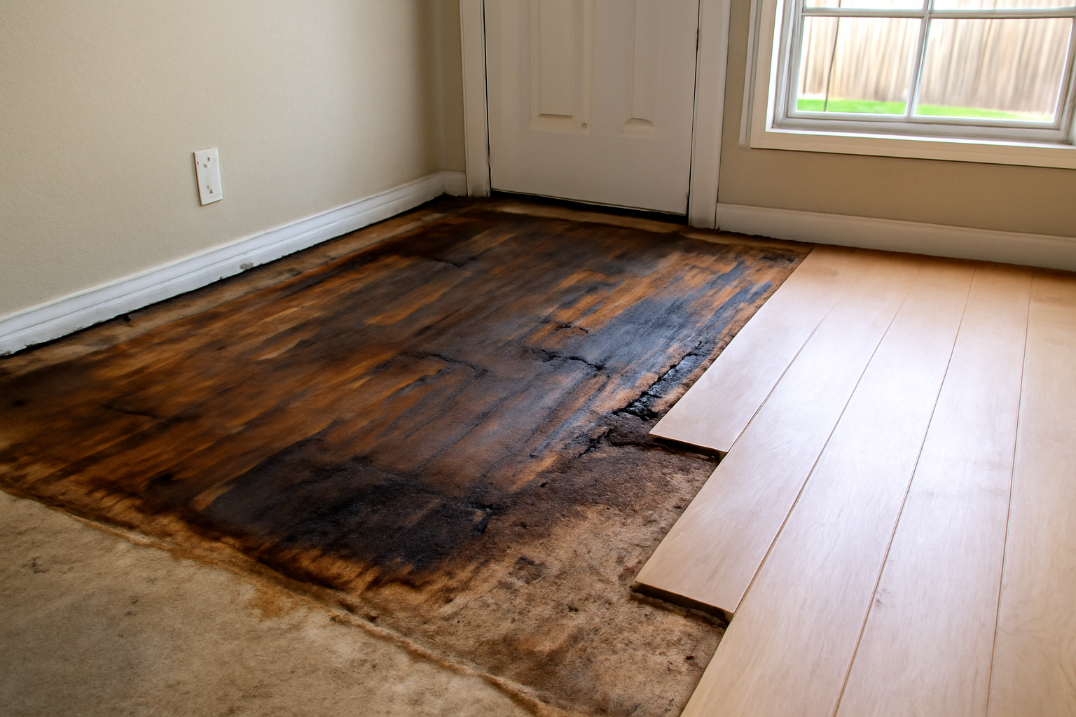 Flooring Replacement After Water Damage in Tysons, VA