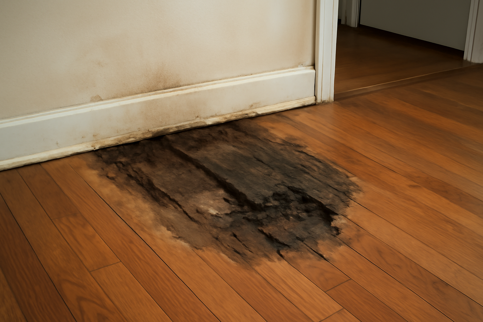 Hardwood Floor Water Damage Repair in Damascus, MD