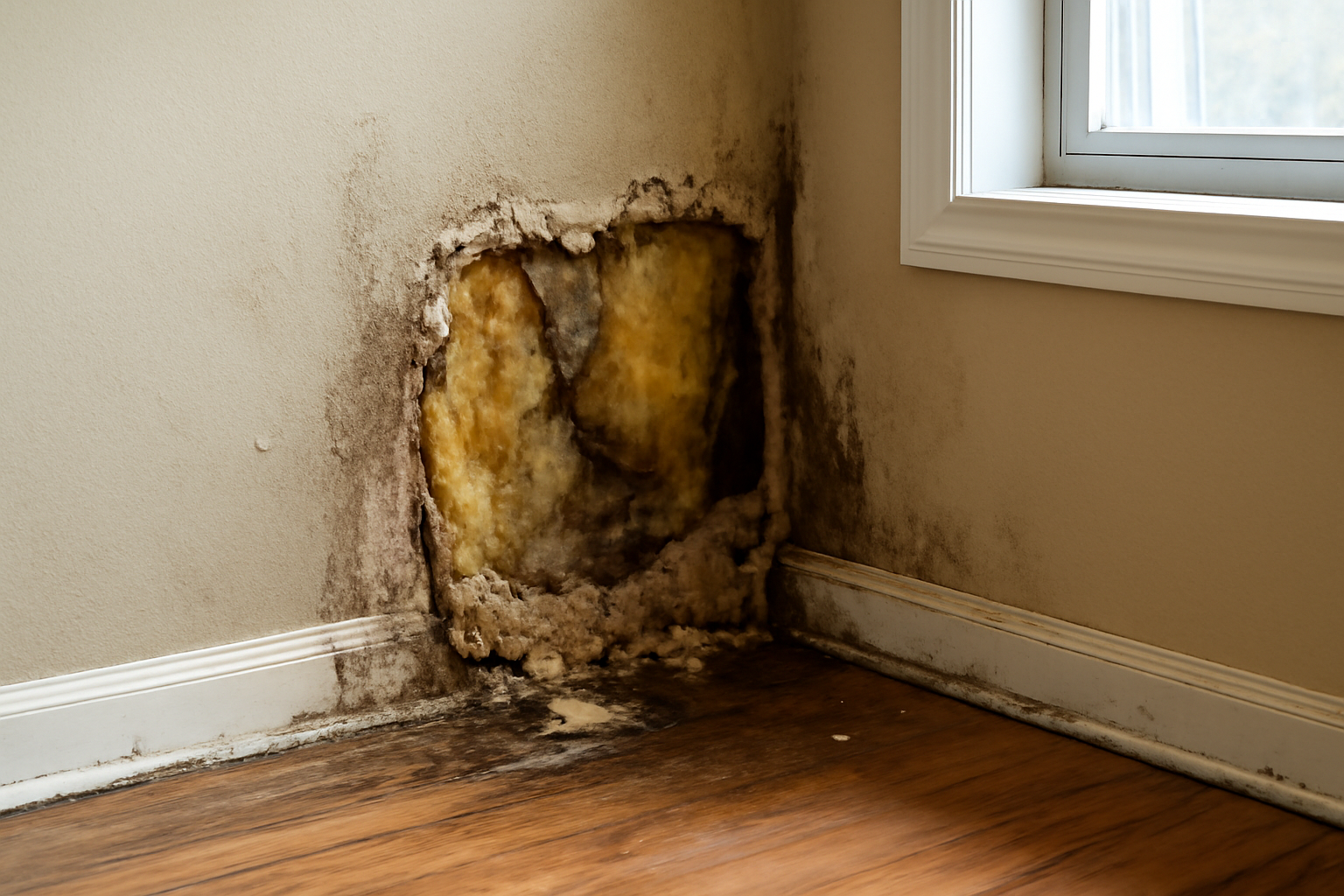 Insulation Water Damage Restoration in Easton, MD