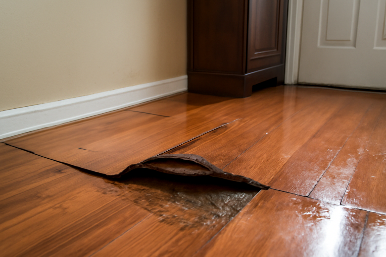 Laminate Floor Water Extraction in Glassmanor, MD