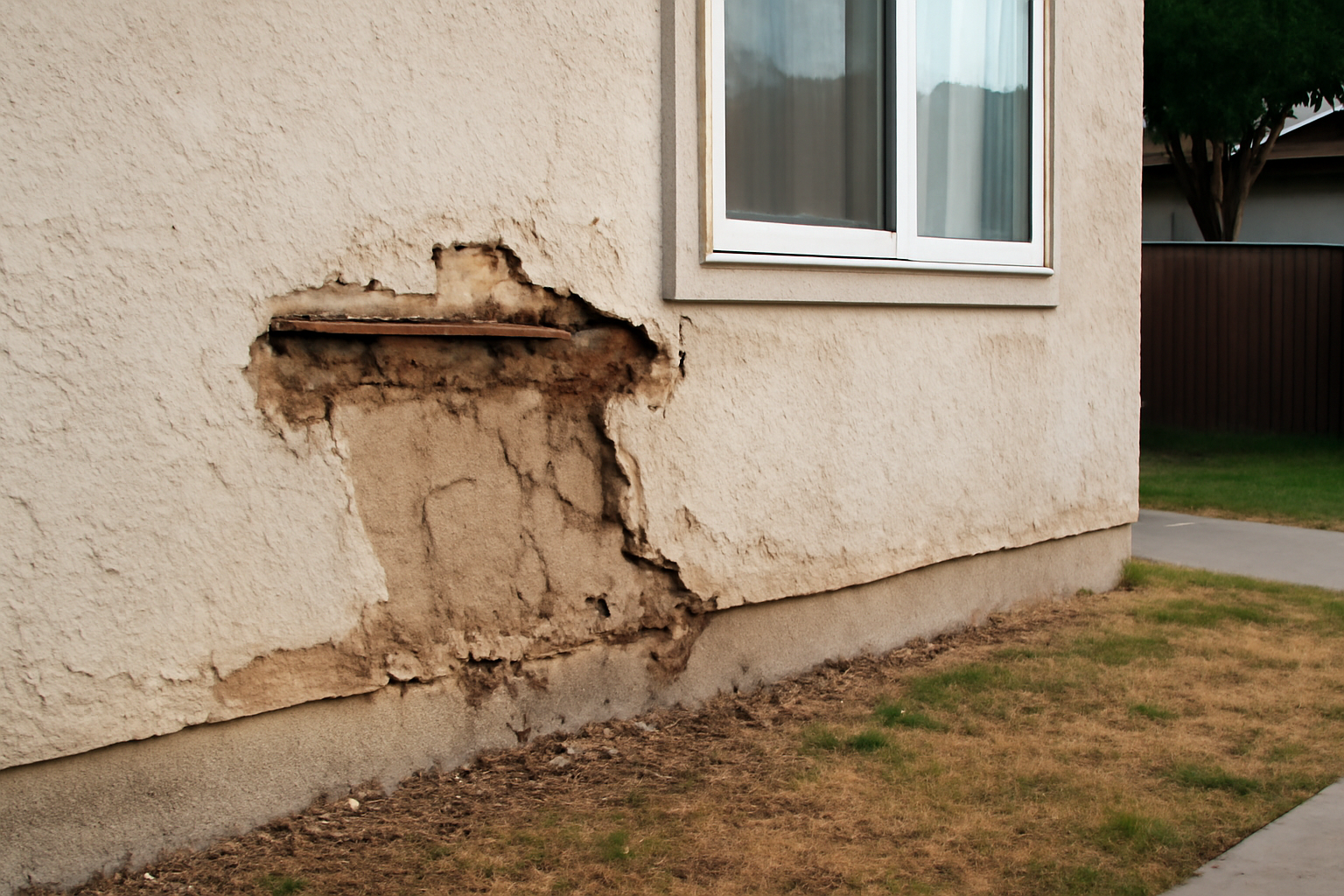 Stucco Water Damage Repair in Dale City, VA
